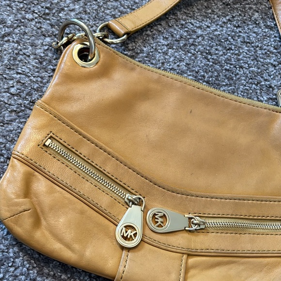 Michael Kors Yellow Leather Purse - Picture 2 of 3
